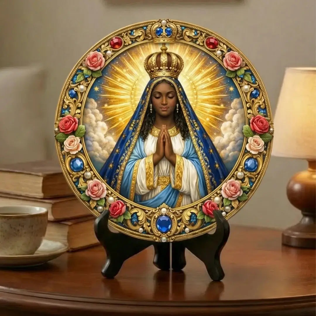 Medalhão Nossa Senhora Aparecida - Coleção Resplendor