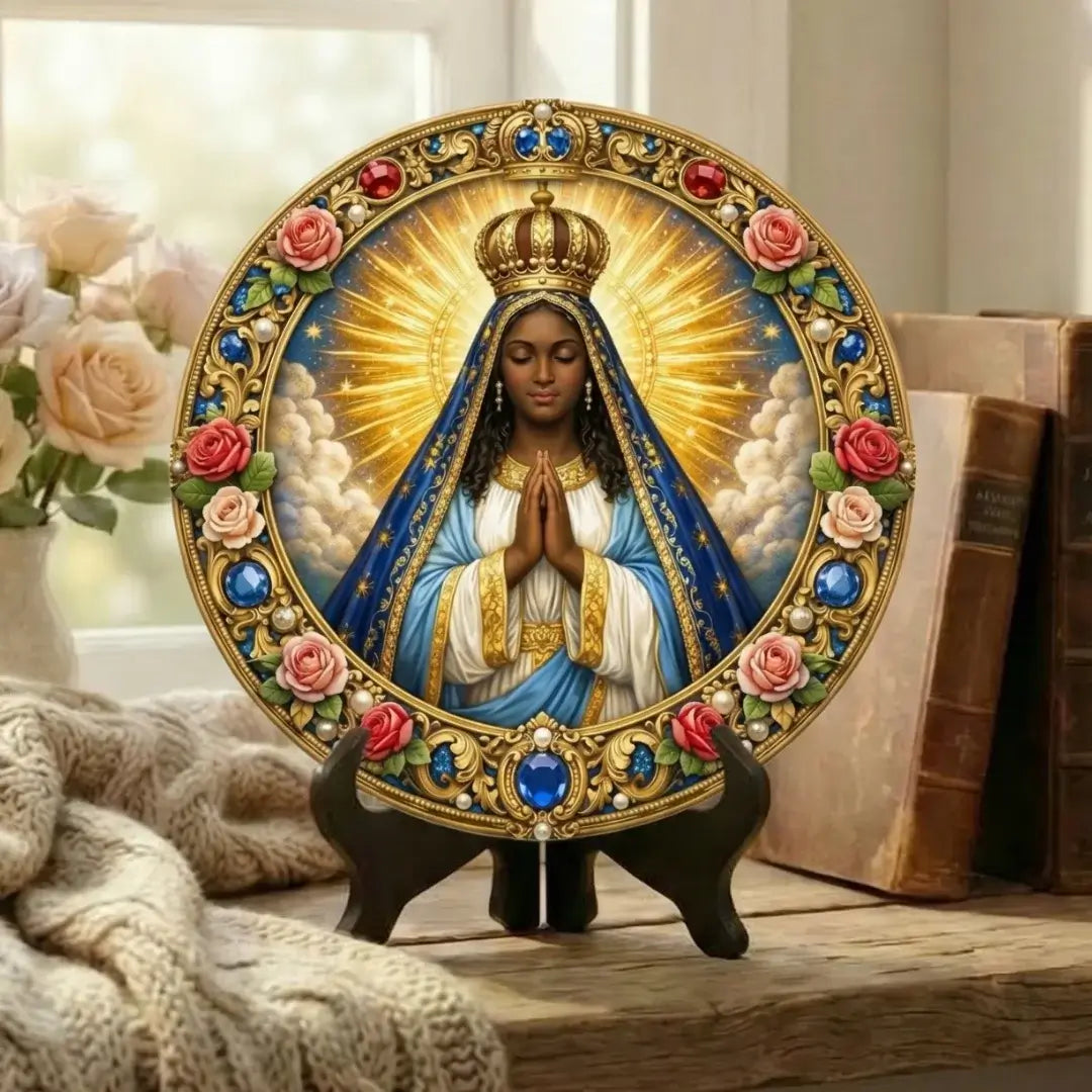 Medalhão Nossa Senhora Aparecida - Coleção Resplendor