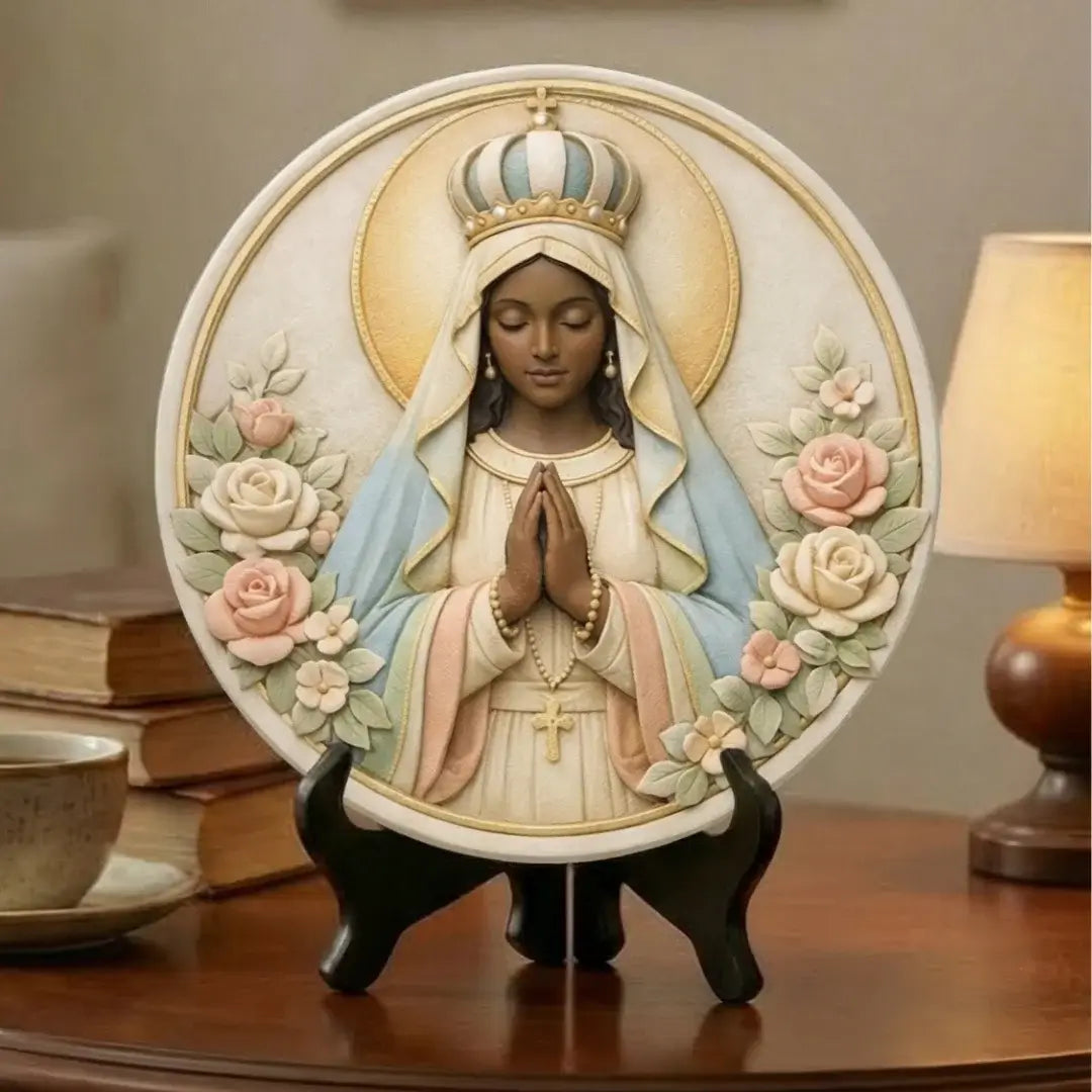 Medalhão Nossa Senhora Aparecida - Coleção Serenidade