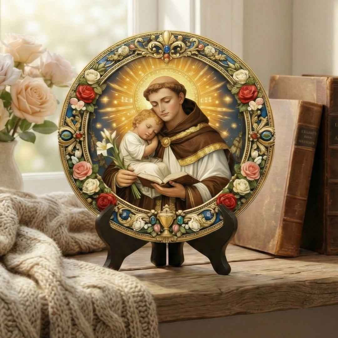 Medalhão Santo Antônio – Coleção Resplendor