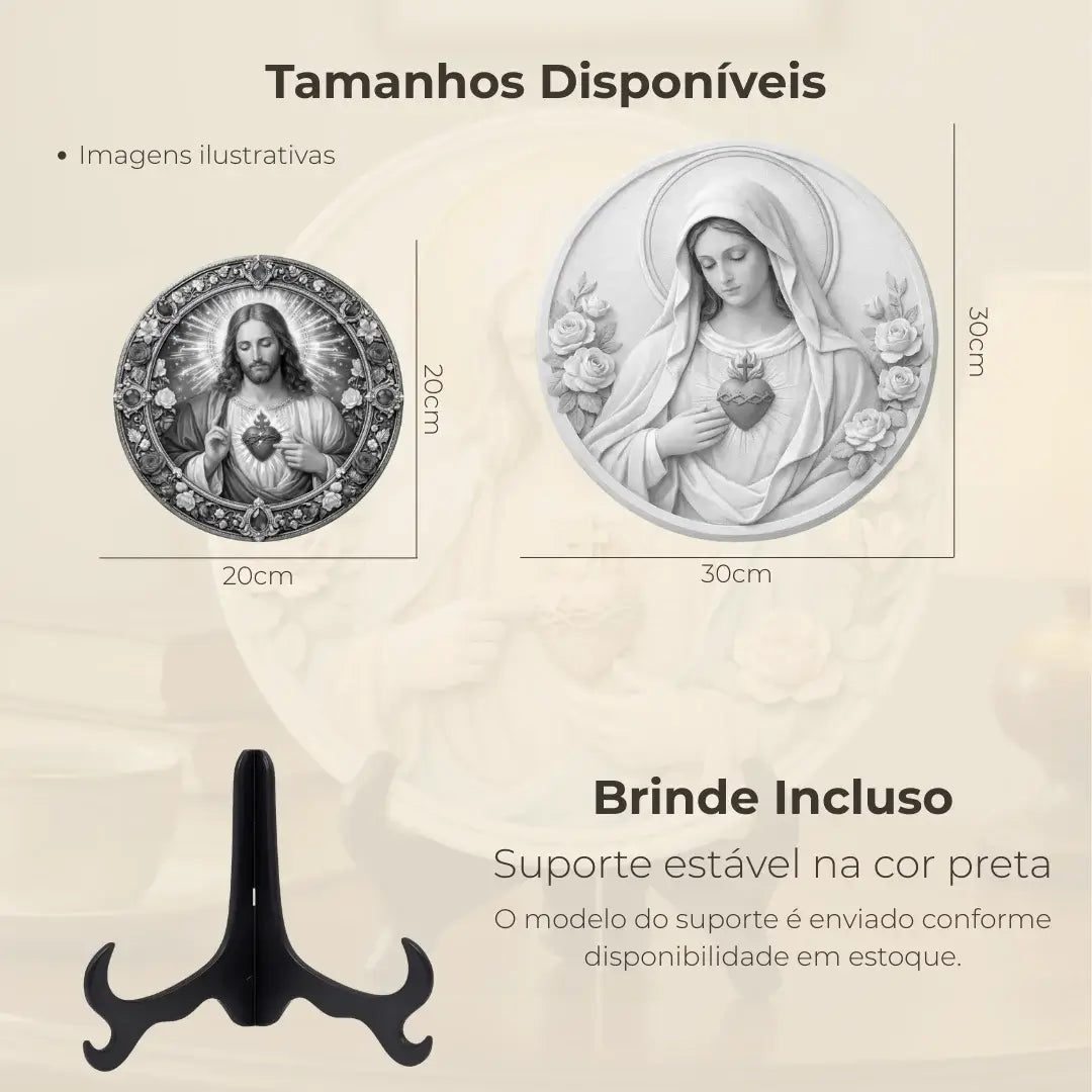 Medalhão Nossa Senhora Aparecida - Coleção Resplendor